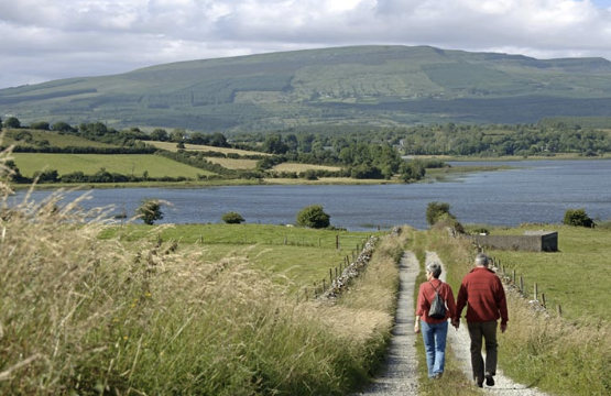 Couple-walking A couple walking in Ireland