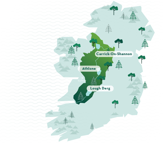 Irelands Hidden Heartlands Map